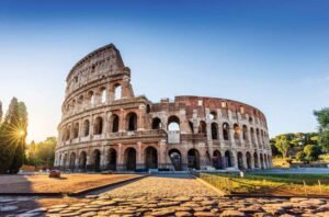 Beautifull view on Coloseum in Rome